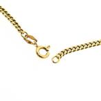 Gouden gourmetschakel ketting; 53 cm | Heren (heren ketting), Sieraden, Tassen en Uiterlijk, Kettingen, Ophalen of Verzenden, Gebruikt