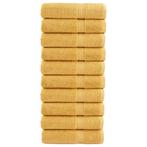 vidaXL Badhanddoeken SOLUND 10 st 600 g/m² 70x140 cm, Verzenden, Nieuw
