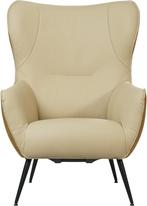 leren moderne oorfauteuil -  ( leer), Huis en Inrichting, Fauteuils, Nieuw, Ophalen of Verzenden, Landelijk, 75 tot 100 cm