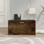Schoenenbank 80cm - Tweedekansje - Gerookt Eiken Finish, Ophalen of Verzenden, Nieuw