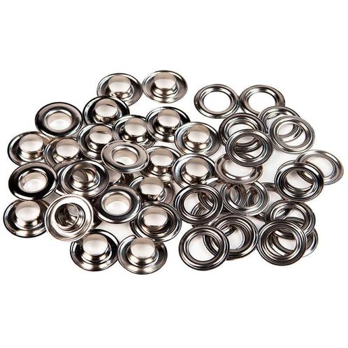 Zeilringen 16mm koper vernikkeld 50 stuks zonder gereedschap, Sieraden, Tassen en Uiterlijk, Ringen, Nieuw, Ophalen of Verzenden