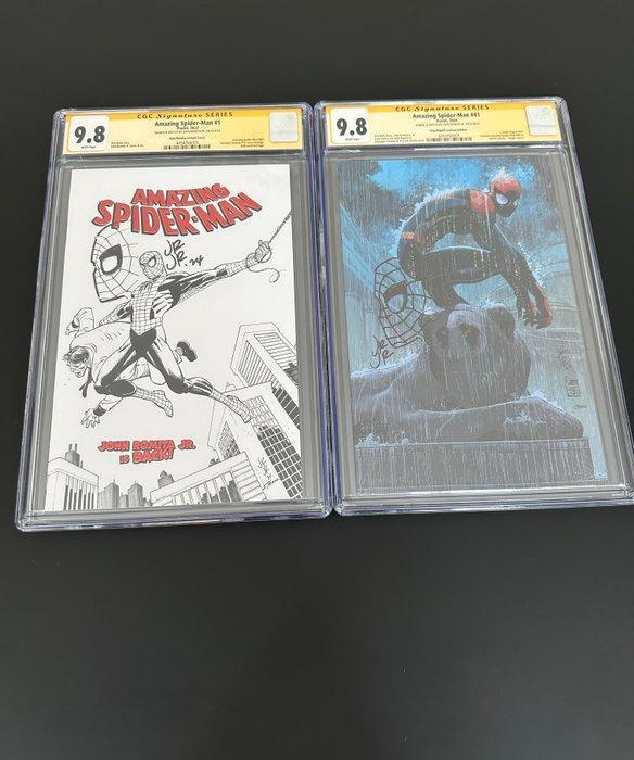 Amazing Spider-Man #1 (801) Romita Variant Cover + #41 (841), Boeken, Strips | Comics
