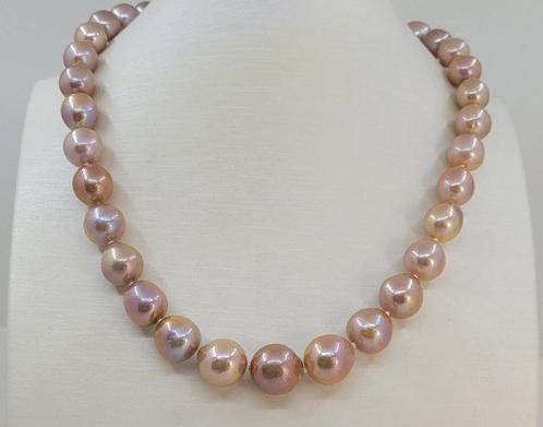 Zonder Minimumprijs - Halsketting 10x12,5 mm roze Edison, Sieraden, Tassen en Uiterlijk, Kettingen