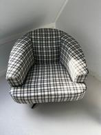 Harvink - Fauteuil - Wol - Op draaivoet 4 poot zwart