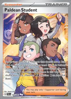 Paldean Student 231/091 Paldean Fates, Hobby en Vrije tijd, Verzamelkaartspellen | Pokémon, Losse kaart, Nieuw, Foil, Ophalen of Verzenden