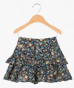 Trendy meisjesoutfit blauw shirt &amp; bloemenrok | Nieuw, Ophalen of Verzenden, Nieuw, Meisje