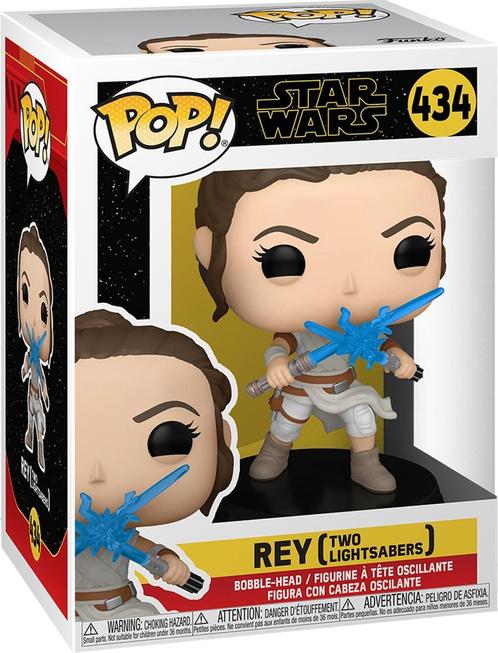 Funko Pop! - Star Wars Rey  2 Light Sabers #434 | Funko -, Verzamelen, Poppetjes en Figuurtjes, Nieuw, Verzenden
