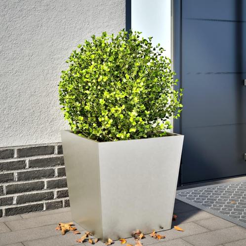 vidaXL Plantenbak 50x50x50 cm roestvrij staal, Tuin en Terras, Bloembakken en Plantenbakken, Nieuw, Metaal, Verzenden