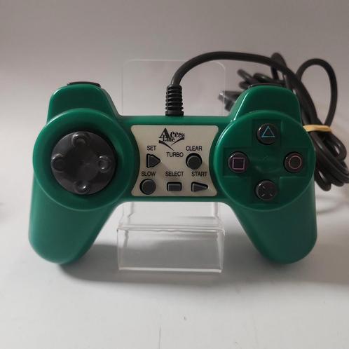 Access Line Green Controller Playstation 1, Spelcomputers en Games, Spelcomputers | Sony PlayStation Consoles | Accessoires, Ophalen of Verzenden