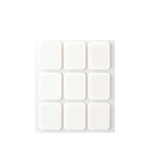 Inofix Zelfklevende Vilt 29x23mm - Vierkant - Wit - 9 stuks, Huis en Inrichting, Stoelen, Nieuw, Verzenden