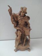 B. Lardschneider - Snijwerk, Holzfigur - Heiliger Hubertus