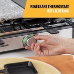 Tristar RA-2747 Gourmetstel 1400W - Bakplaat 8 personen -, Witgoed en Apparatuur, Gourmetstellen, Ophalen of Verzenden, Zo goed als nieuw