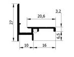 LU G5 D Geanodiseerd 6 mtr (2x3mtr), Doe-het-zelf en Verbouw, Glas en Ramen, Nieuw, Ophalen of Verzenden