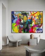 Dominik Brunner (1988) - Oil Broken like Basquiat, Antiek en Kunst