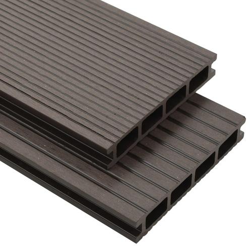 vidaXL Terrasplanken HKC met accessoires 20 m² 2,2 m, Doe-het-zelf en Verbouw, Vloerdelen en Plavuizen, Nieuw, Verzenden