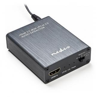 HDMI audio extractor | Nedis (4K@60Hz, HDMI, Toslink, Jack) beschikbaar voor biedingen