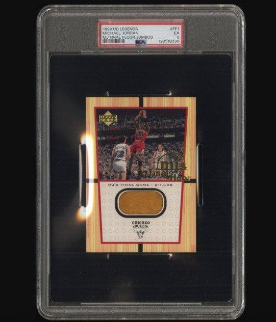 1999 Upper Deck Michael Jordan Game Used Hardwood Floor, Verzamelen, Stickers
