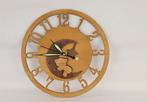 KLOK KINDERKAMER MAAN EN BEERTJE, Huis en Inrichting, Woonaccessoires | Klokken, Verzenden, Nieuw, Wandklok