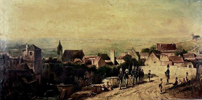 Franse school (XIX) - La Garde 1876, Antiek en Kunst, Kunst | Schilderijen | Klassiek