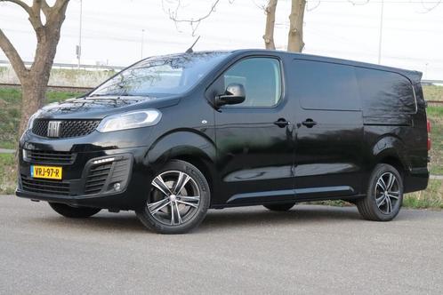 Fiat Scudo 2.0 MultiJet L3H1 Dubbel Cabine Business Pro+, Auto's, Bestelauto's, Dealer onderhouden, Lease, Zwart, Handgeschakeld