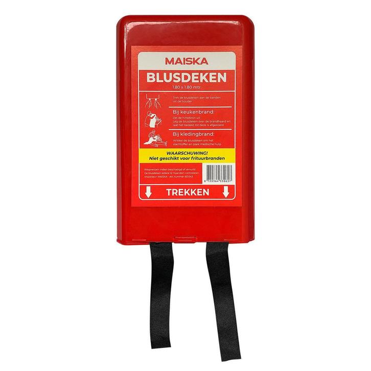 10-pack hardcase Blusdeken MAISKA 180 x180 cm, Huis en Inrichting, Brandblussers en Brandkasten, Verzenden