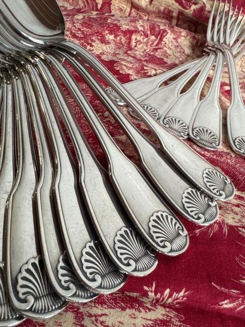 Christofle - Bestekset (24) - Verzilverd, Antiek en Kunst, Antiek | Meubels | Tafels