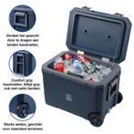 Brisby Verrijdbare Koelbox - Frigobox - 45 Liter BLAUW SET, Caravans en Kamperen, Koelboxen, Ophalen of Verzenden, Nieuw, Koelbox