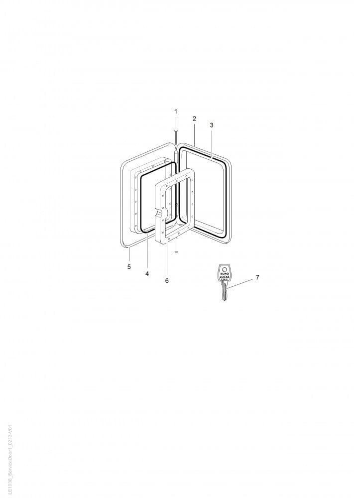 Thetford Doorseal, Caravans en Kamperen, Camper-accessoires, Nieuw, Ophalen of Verzenden