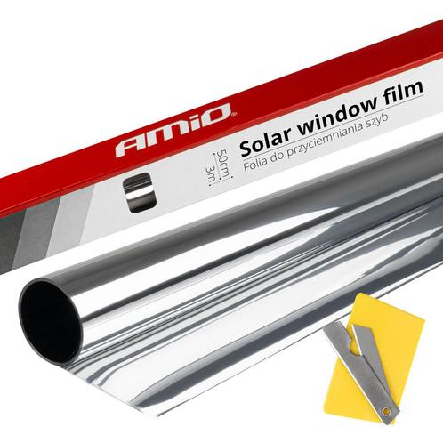 Zonwerende raamfolie - donker zilver 15% - 0,5x3m, Auto diversen, Tuning en Styling, Verzenden