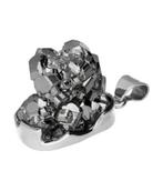 Zilveren Pyriet vooruit stekend kettinghanger, Verzenden, Nieuw