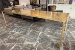 MDF Italia Tafel  Tense 260x100 Messing, Huis en Inrichting, Tafels | Eettafels, Ophalen, Overige materialen, Gebruikt, 200 cm of meer