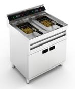 Combisteel friteuse | 2x12 liter | staand model | elektrisch, Nieuw in verpakking, Fornuis, Frituur en Grillen