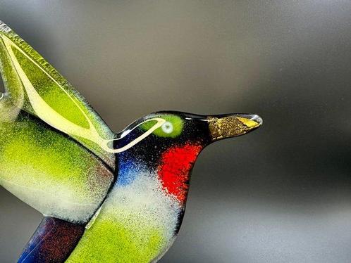 Studio Habrat - Beeldje - Humming Bird - samensmelten, Antiek en Kunst, Antiek | Glas en Kristal