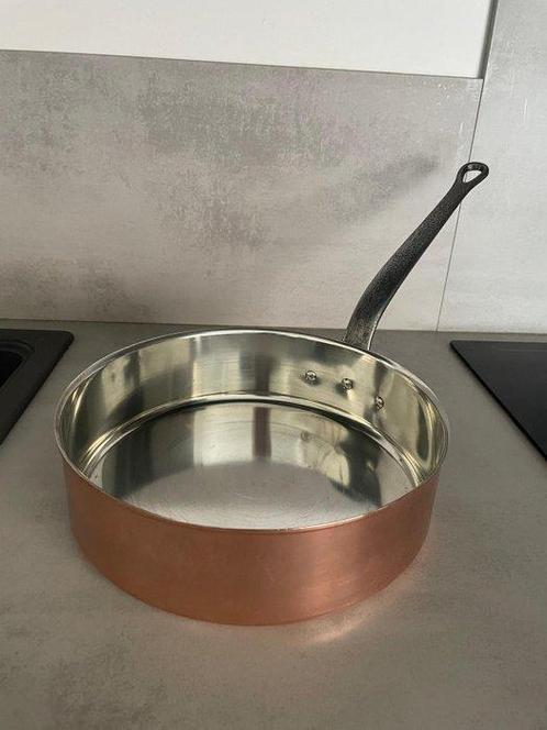Fabrication Francaise - Professional French Copper Pan – 27, Antiek en Kunst, Antiek | Keukenbenodigdheden