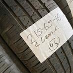 2 x Continental Cross Contact 215-65-16 4 Seizoenbanden 5..., Auto-onderdelen, Banden en Velgen, 16 inch, Ophalen of Verzenden