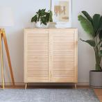 Lamellen Kastdeuren Grenen 99cm | Retourdeal | -35%, Huis en Inrichting, Minder dan 50 cm, Nieuw, Ophalen of Verzenden, Minder dan 25 cm