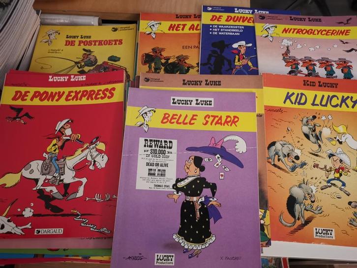 Lucky Luke | Morris | Rataplan | Stripboeken | 1e druk, Boeken, Stripboeken, Gelezen, Complete serie of reeks, Verzenden