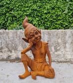 Beeldje - A dreaming garden gnome - IJzer, Antiek en Kunst