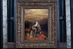Franse School (XVII-XVIII) - Ottomaanse krijger bij een