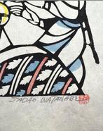 Houtsnedel van de Japanse kunstenaar Sadao Watanabe,, Antiek en Kunst