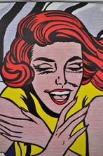Roy Lichtenstein (after) - Reflections - Girl in window -