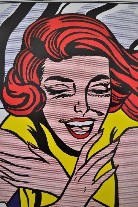 Roy Lichtenstein (after) - Reflections - Girl in window -, Antiek en Kunst, Kunst | Tekeningen en Foto's