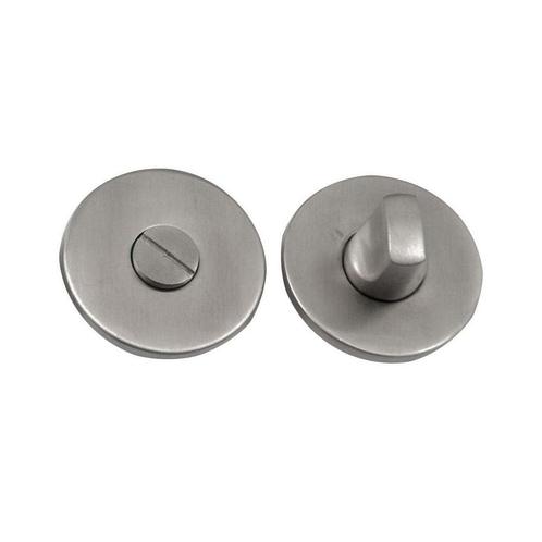 WC-garnituur Shuffle rond dun 4mm - RVS, Doe-het-zelf en Verbouw, Hang- en Sluitwerk, Nieuw, Verzenden