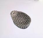 Cesa - Ananas shaped - Schotel - .800 zilver