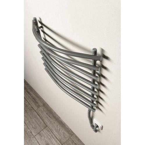 Elektrische Handdoekradiator Sapho Aqualine Gebogen 46.5x50, Doe-het-zelf en Verbouw, Verwarming en Radiatoren, Ophalen of Verzenden