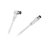 Coax antenne aansluitkabel 10 meter wit 100Hz HDTV incl., Auto diversen, Auto-accessoires, Ophalen of Verzenden, Nieuw