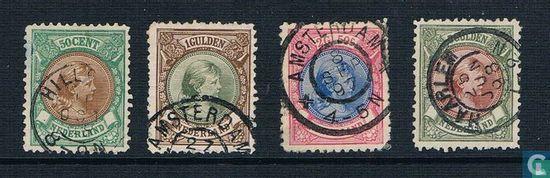 Nederland - Prinses Wilhelmina - 1893, Postzegels en Munten, Postzegels | Nederland, Gestempeld, Verzenden