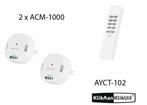 Klikaanklikuit dubbele inbouw schakelmodule set - AYCT-1..., Nieuw