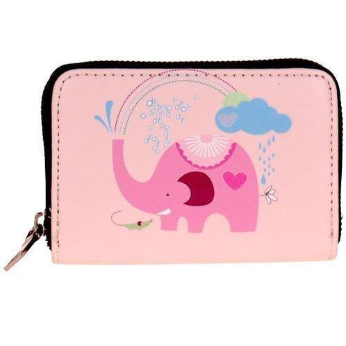 Wit portemonneetje met lieve roze olifant - 14x10cm NIEUW, Sieraden, Tassen en Uiterlijk, Portemonnees, Nieuw, Ophalen of Verzenden