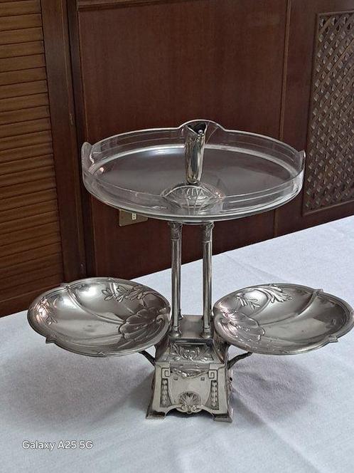 Unknown - Tafelmiddenstuk - Art Nouveau - metaal, Antiek en Kunst, Kunst | Designobjecten